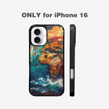 iPhone 16 Case — Pirate Skull Flag Pirate Skull Flag, Original Design Phone Case
