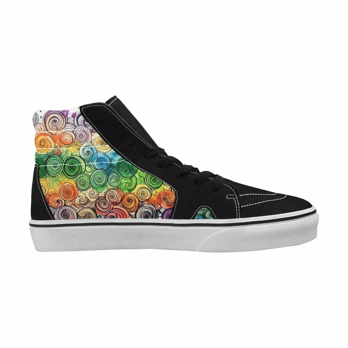 MEN'S Tie High Top Canvas Cottagecore Sneakers