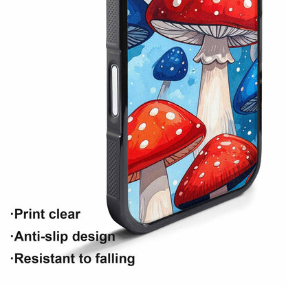 iPhone 17 Air Case — Vivid Winter Mushroom Seamless Cartoon Cute, Custom Print Case Cover