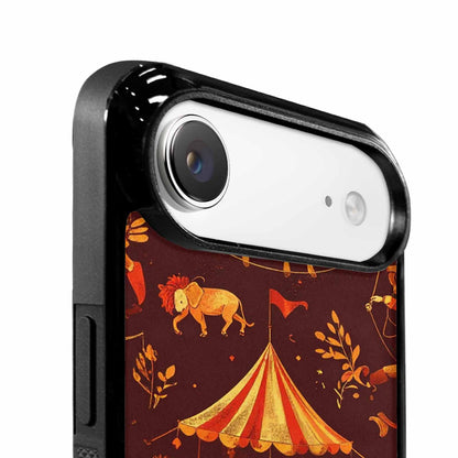 iPhone 17 Air Case — Vintage Circus Art Pattern Retro Vintage, Customized Protective Case
