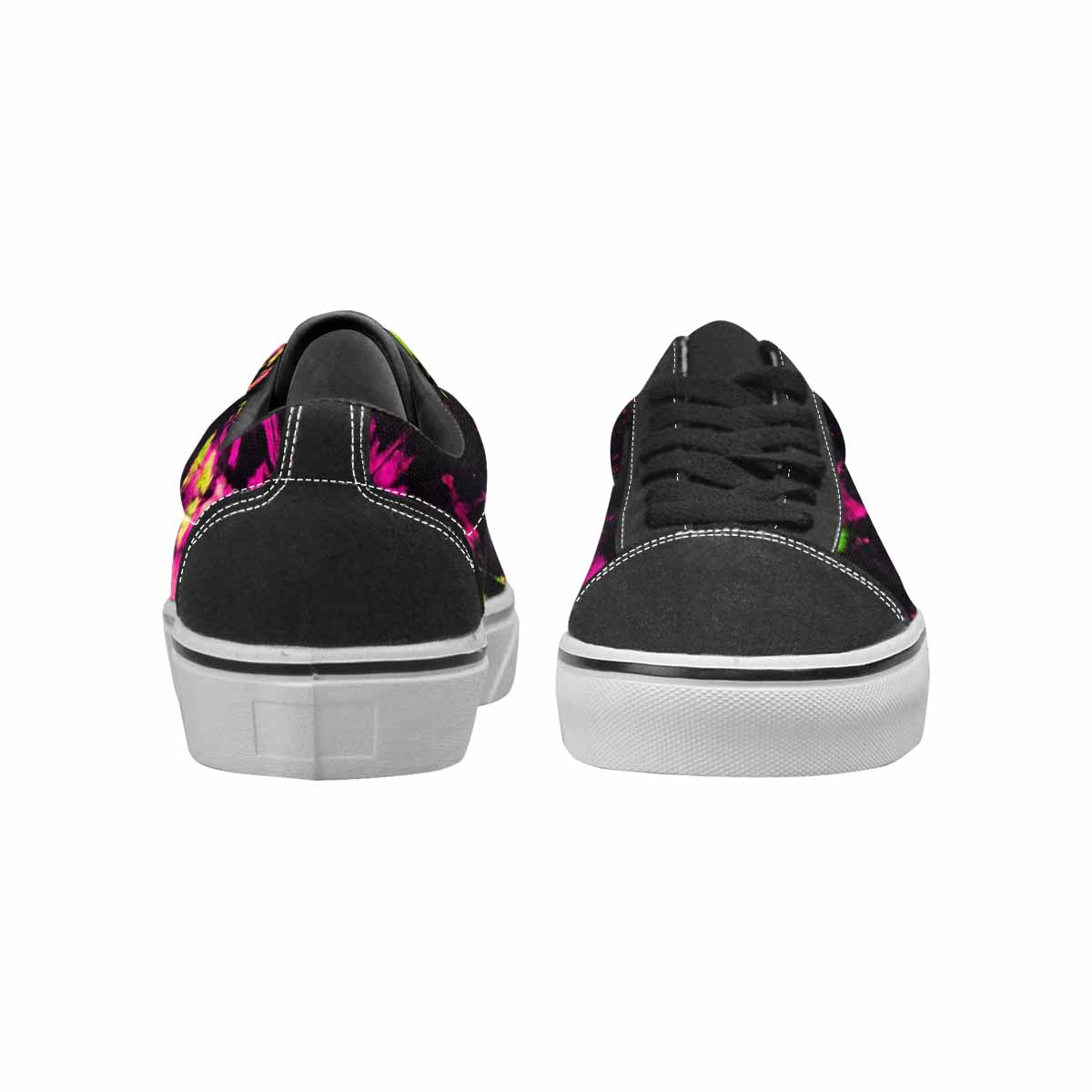 MEN'S Acid Wash Tie Dye Neon Canvas Lace-Up Dreamcore Shoes