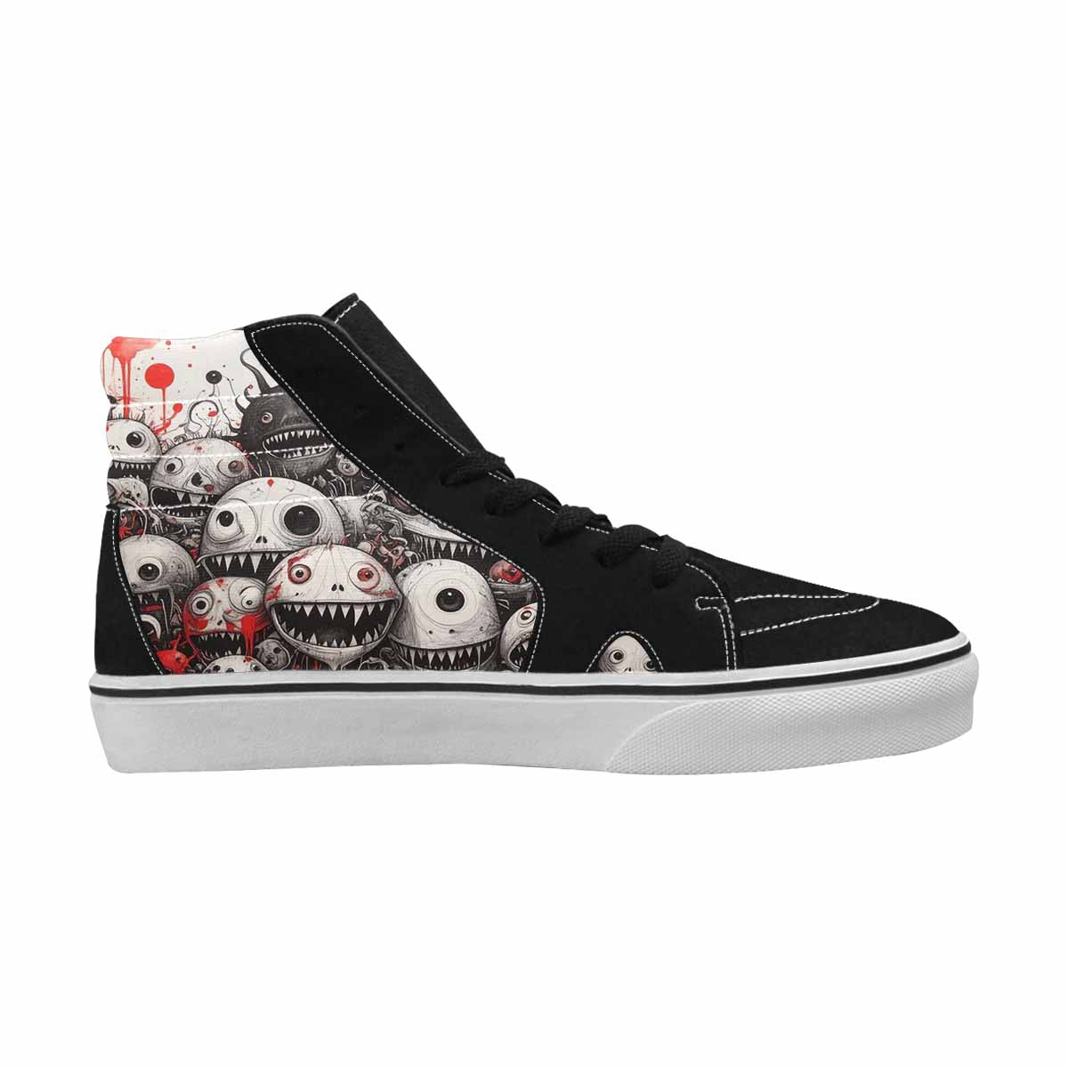 MEN'S Multi High Top Canvas Vibrant Chaos Sneakers