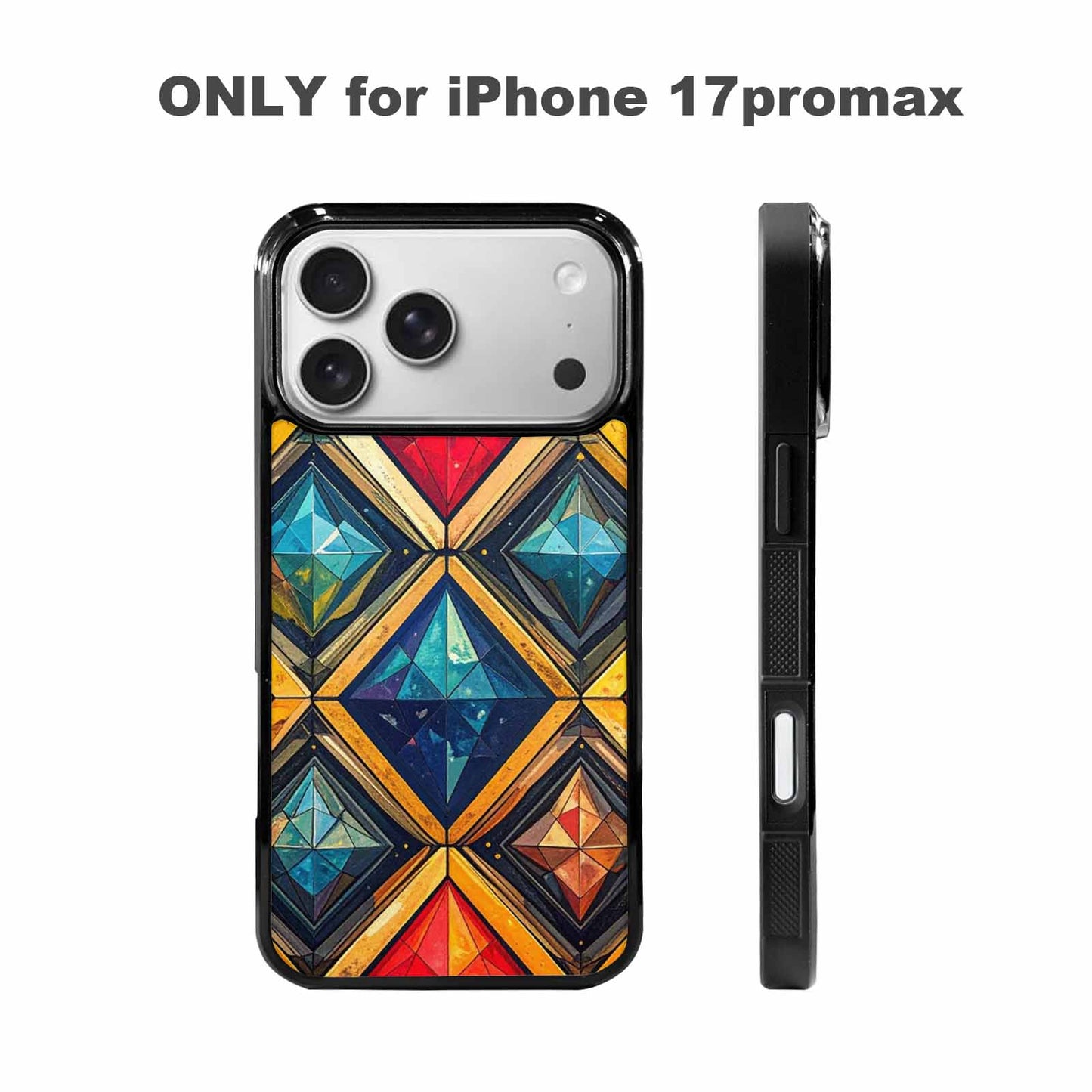 iPhone 17 Pro Max Case — Vintage Summer Diamond Retro Vintage, Custom Phone Case