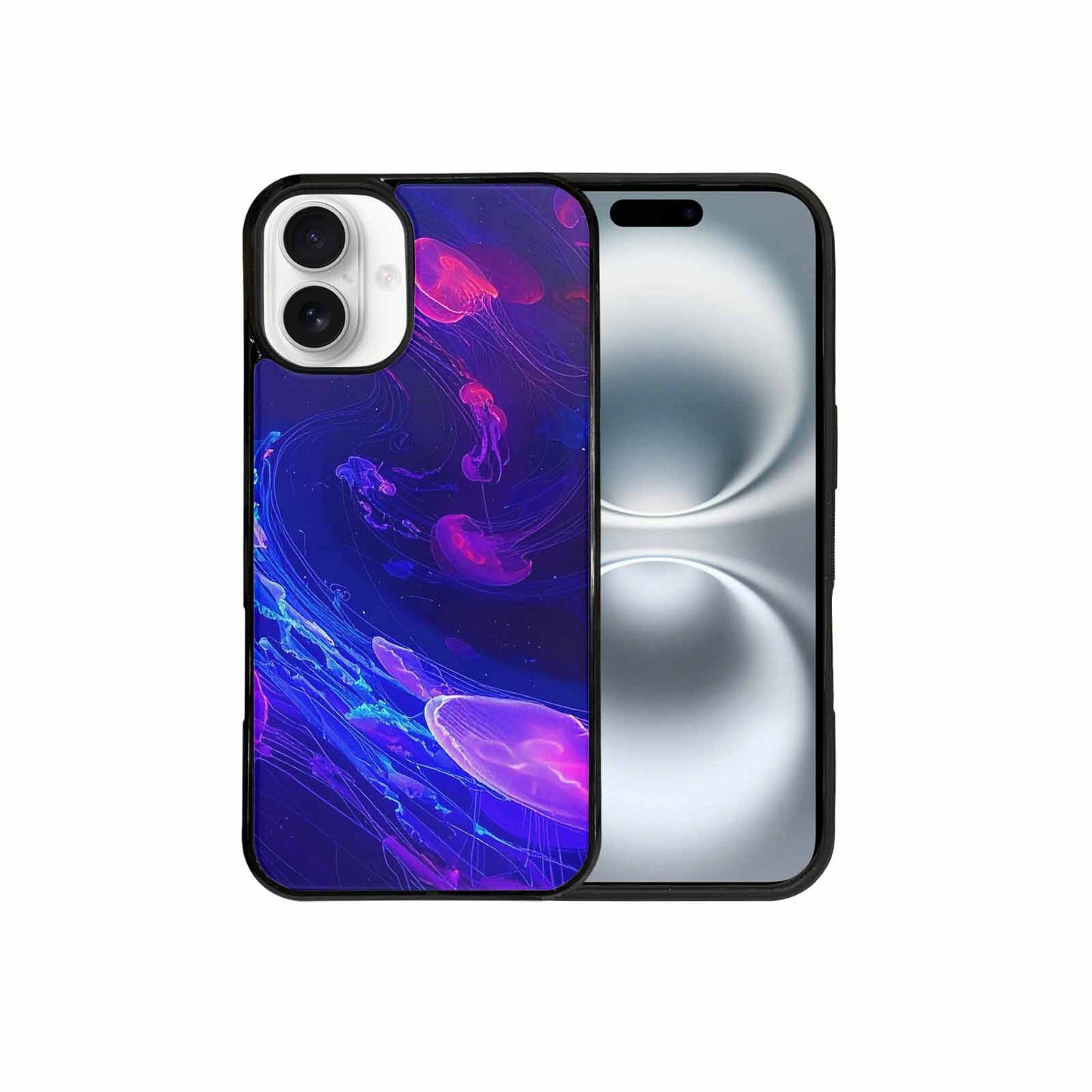 iPhone 16 Plus Case — Jellyfish Glow Jellyfish Glow Pattern Hundreds, Unique Phone Case Design