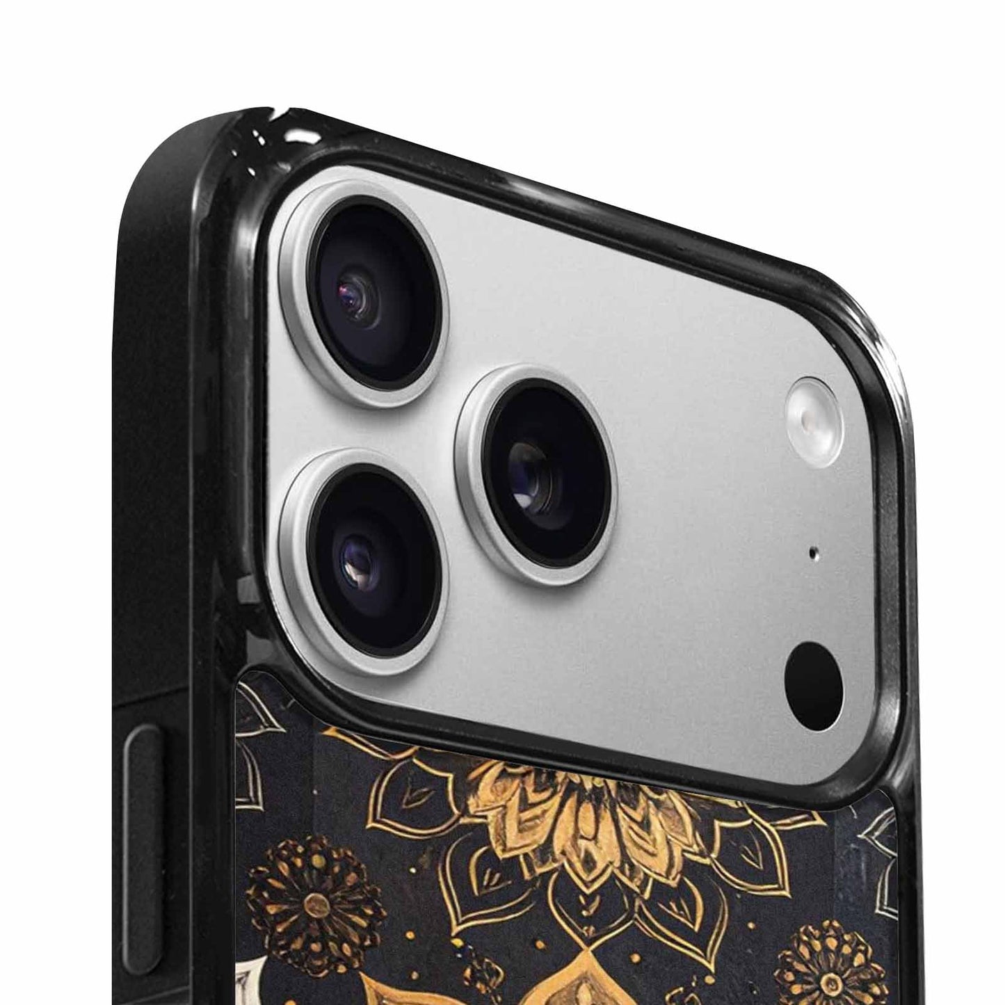 iPhone 17 Pro Max Case — Small Mandala Pattern, Randomly Floral, Personalized Phone Case