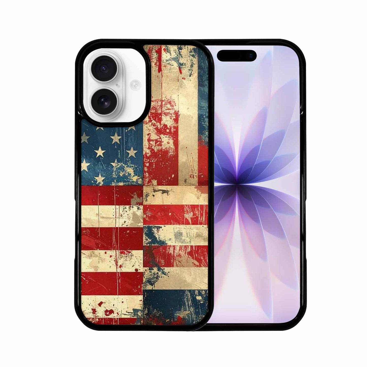 iPhone 17 Case — Small American Flag Stars Galaxy Space, Custom Print Case Cover