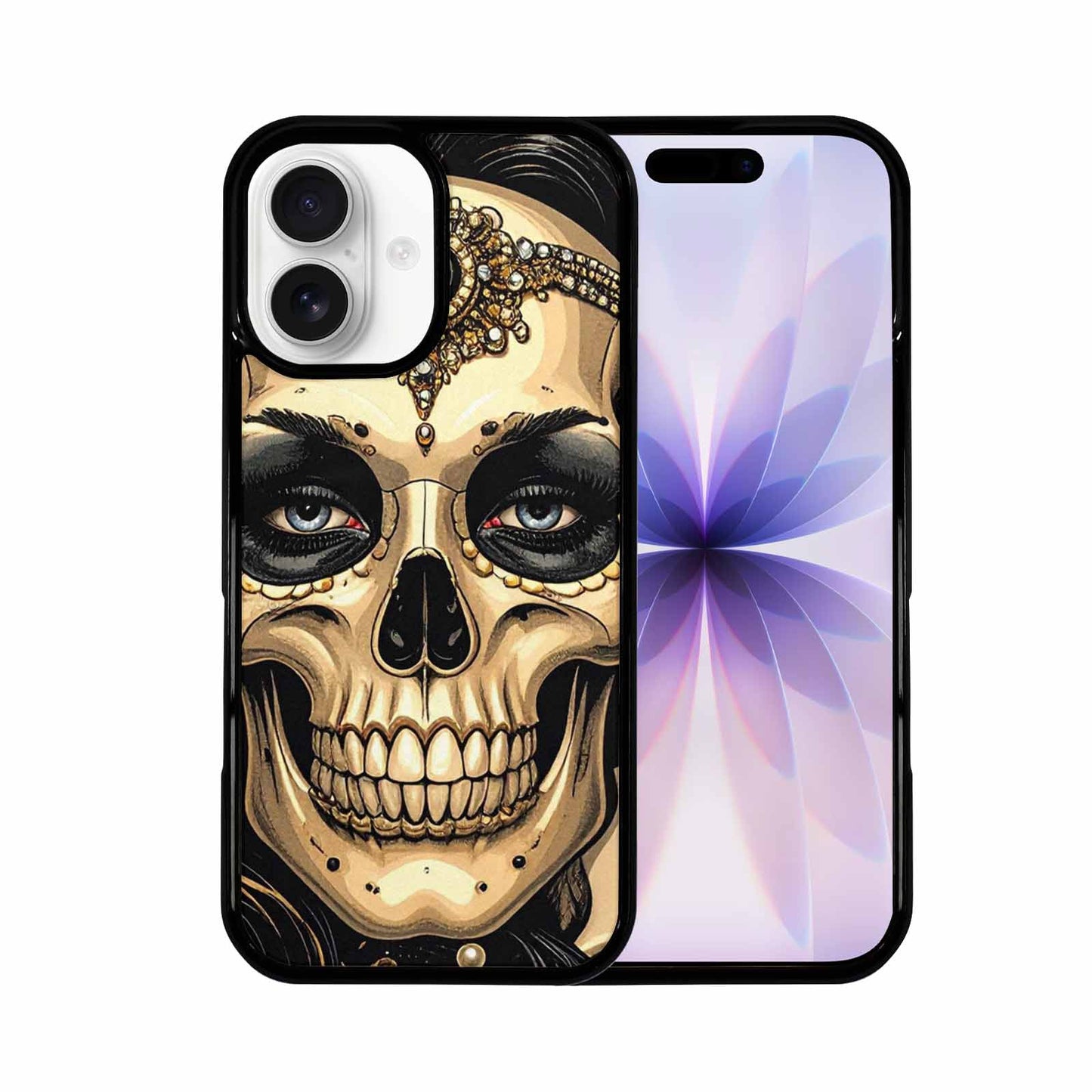 iPhone 17 Case — Skull Dark Art Gothic Print Gothic, Personalized Phone Case