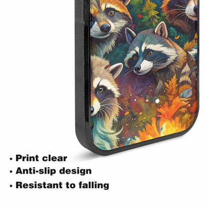 iPhone 15 Plus Case — Raccoon Bandit Raccoon Bandit Pattern Hundreds, Original Design Phone Case