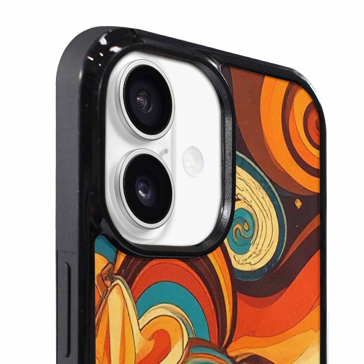 iPhone 17 Case — Small Groovy Peace Sign Original Art, Unique Phone Case Design