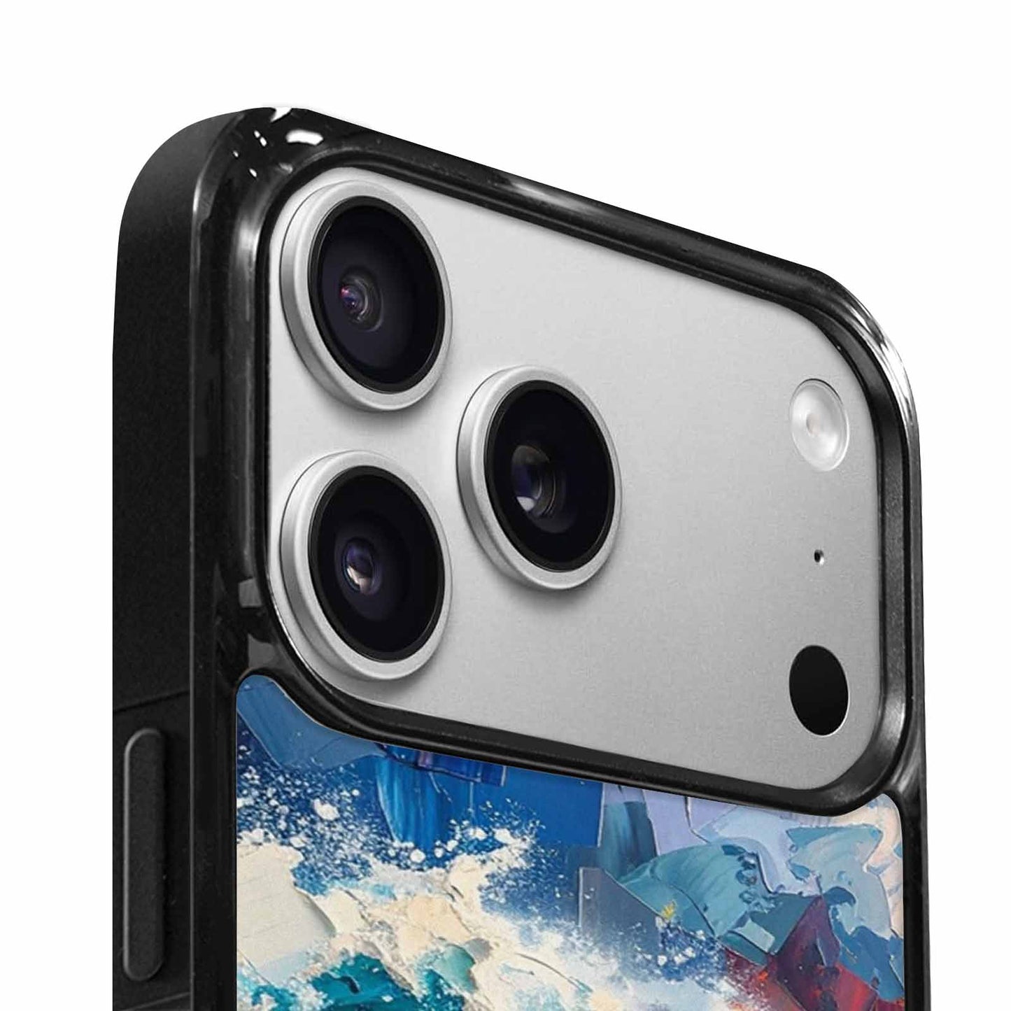 iPhone 17 Pro Case — Wave Crest Splash Wave Crest Watercolor, Custom Made Phone Cover