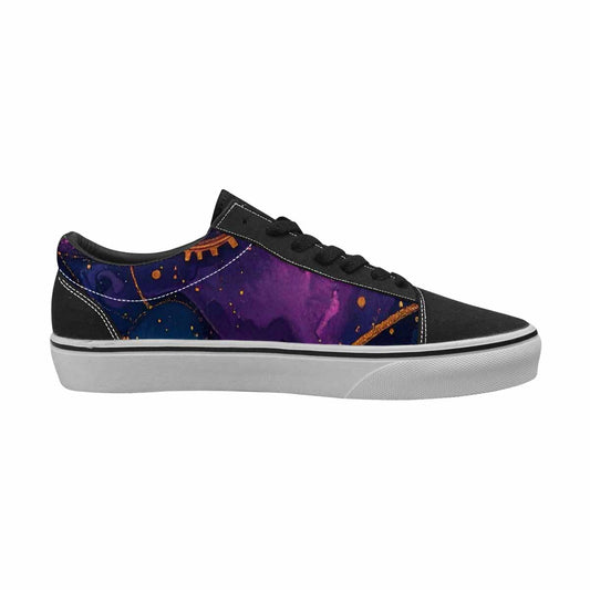 WOMEN'S Steampunk Galaxy Canvas Lace-Up Neon Fantasy Shoes