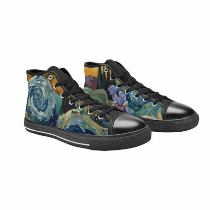 MEN'S Blend All Versions High Top Canvas Vibrant Chaos Sneakers