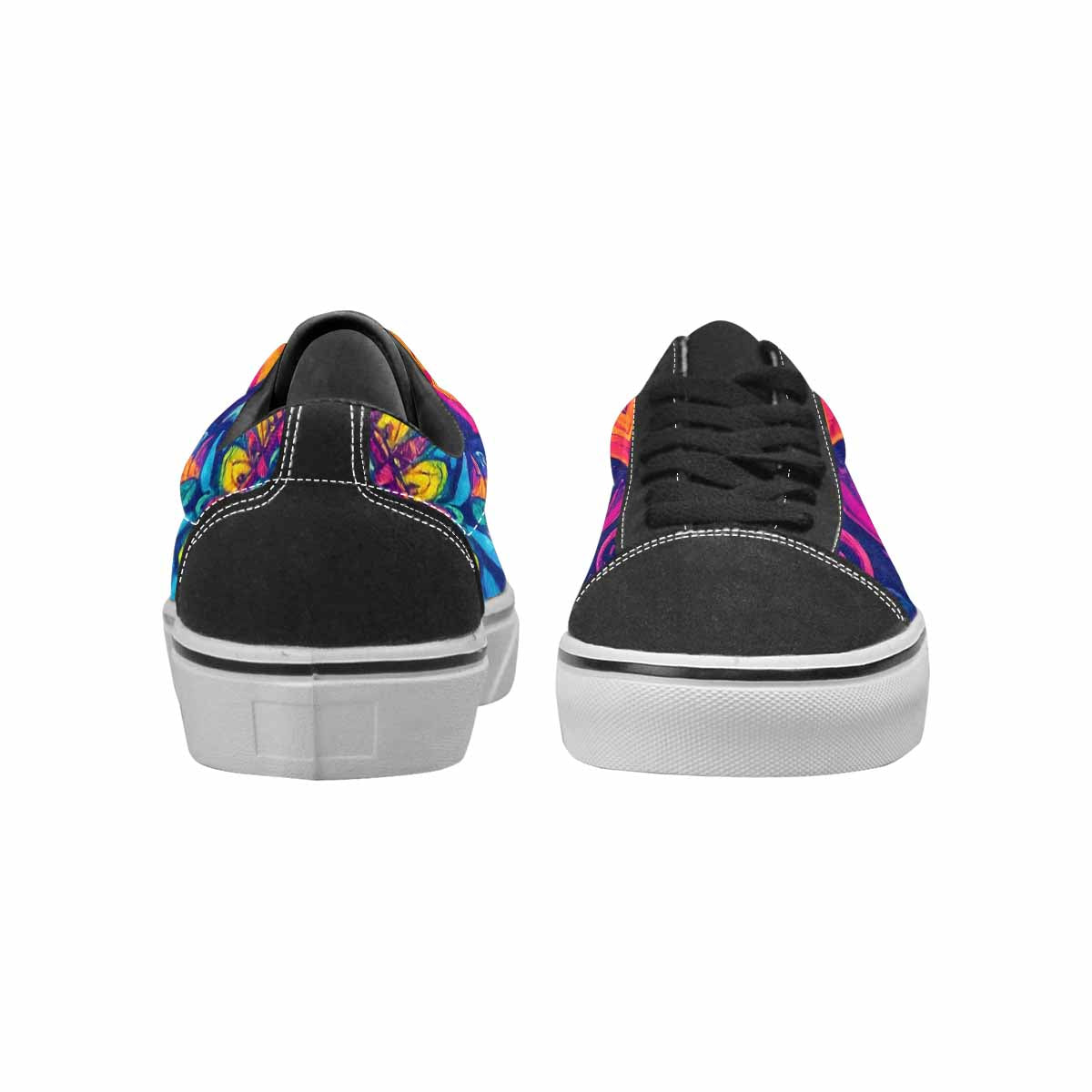 WOMEN'S Tie Dye Mandala Canvas Lace-Up Y2K Sneakers