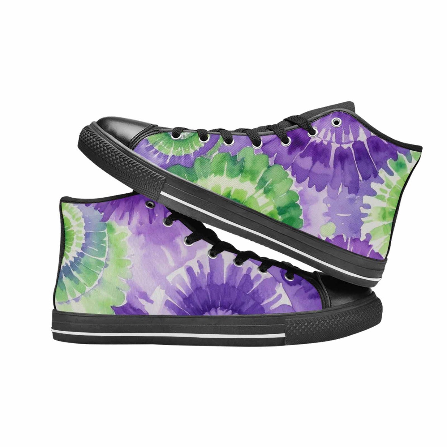 MEN'S Tie Dye - High Top Canvas Dreamcore Custom Sneakers