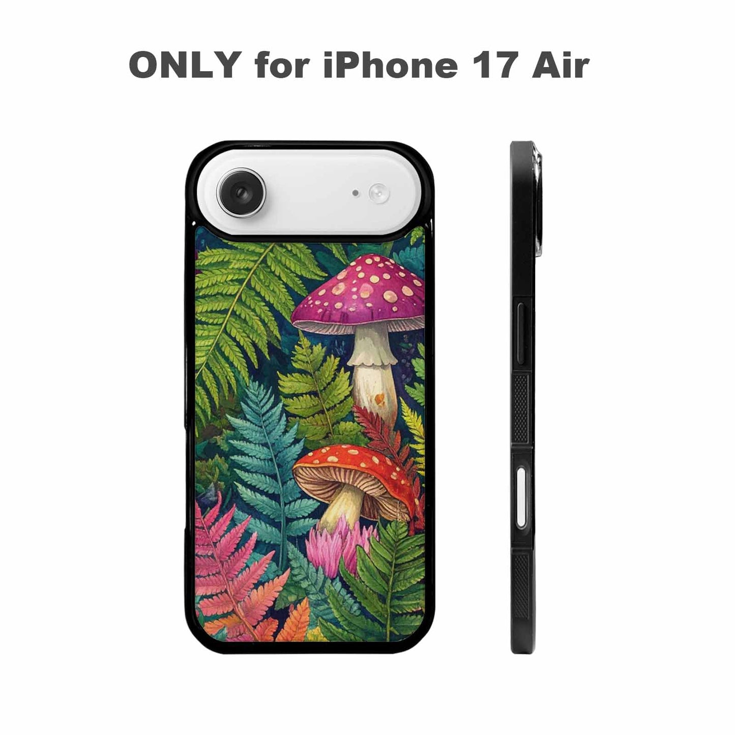 iPhone 17 Air Case — Mushrooms Botanicalmushrooms P Opk Floral, Custom Printed Phone Case