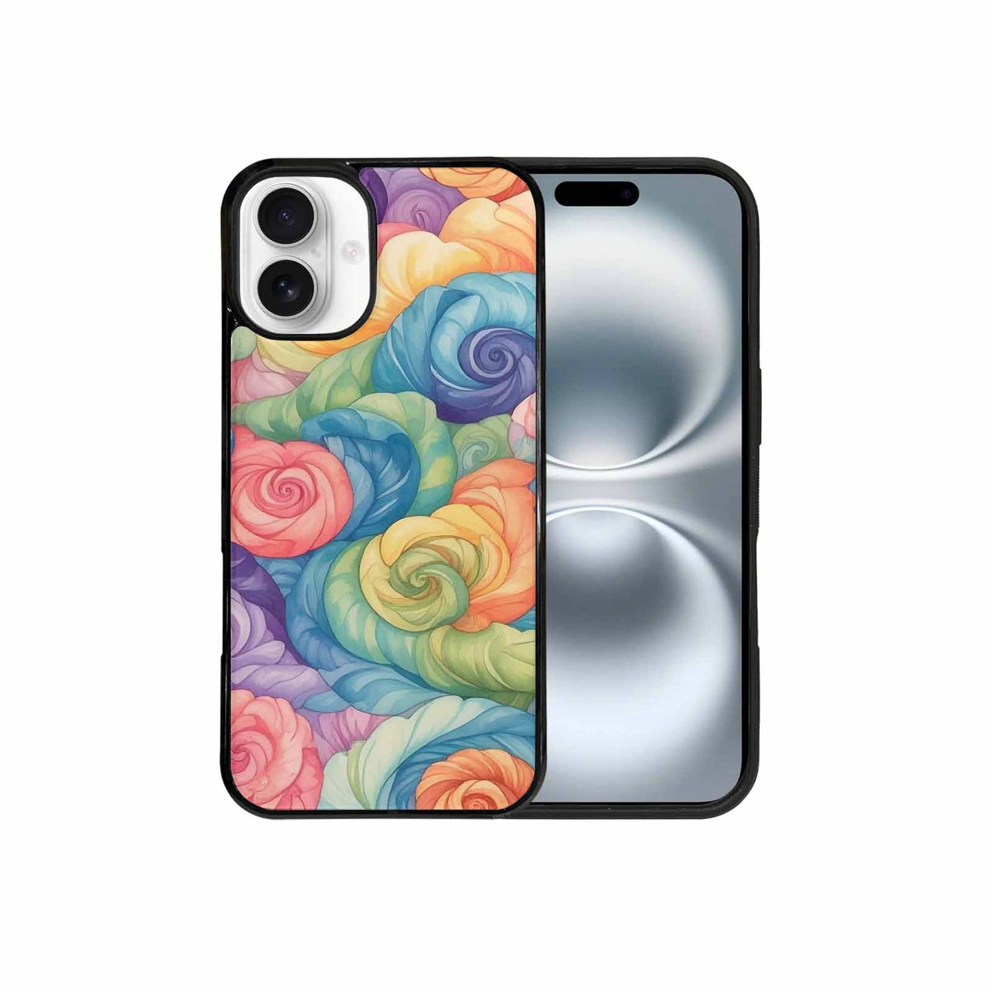 iPhone 16 Plus Case — Tie Dye Swirls Tie Dye Swirls, Custom Print Case Cover