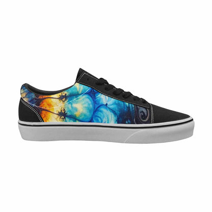 WOMEN'S Tie Lace-Up Canvas Neon Fantasy Shoes