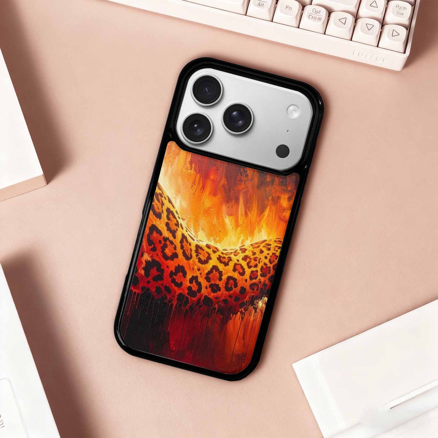 iPhone 17 Pro Case — Seamless Repeating Pattern Of Overlapping Animal, Unique Phone Case Design