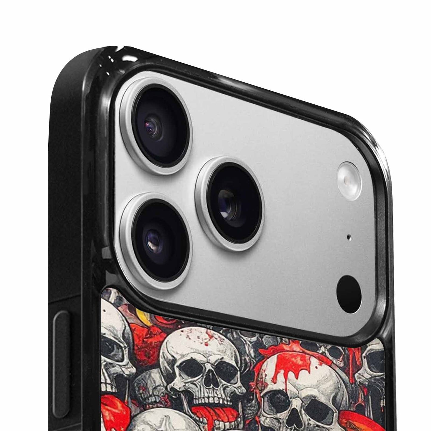 iPhone 17 Pro Max Case — Rainbow From Skull\'s Mouth Gothic Skulls, Custom Print Case Cover
