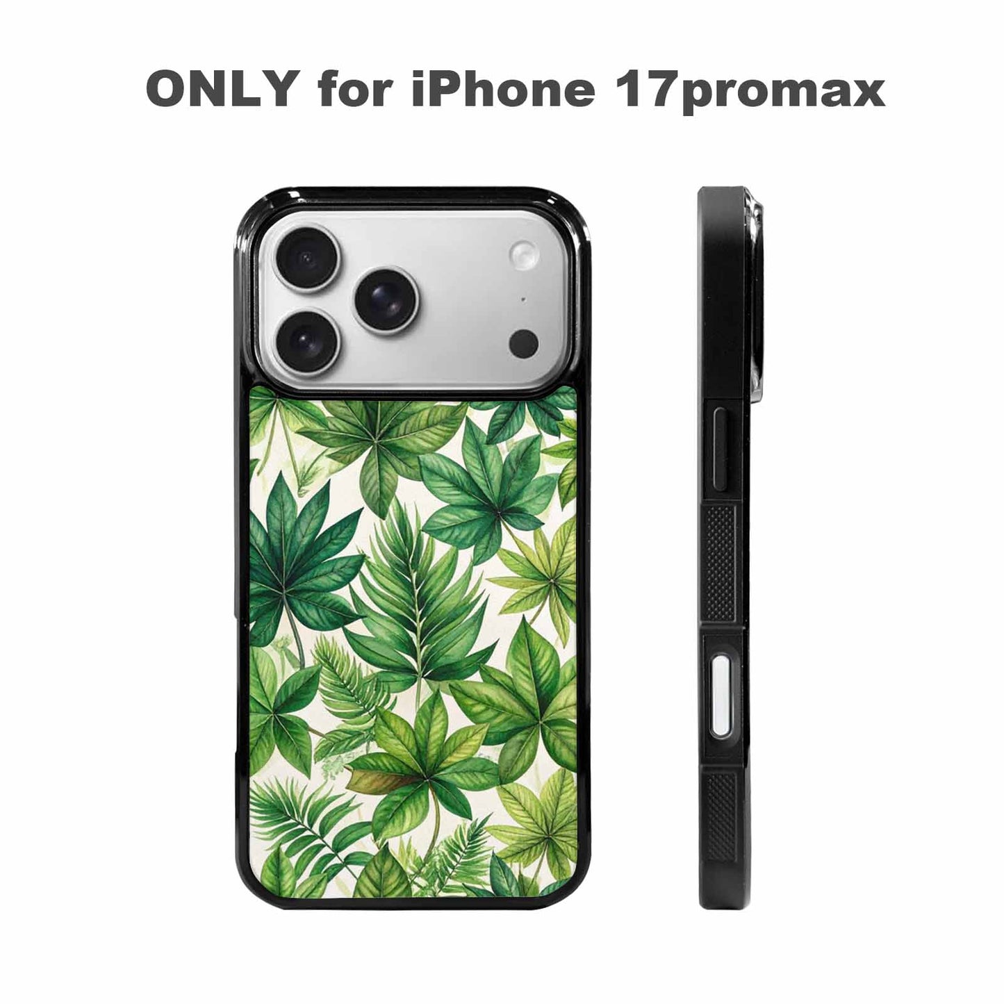 iPhone 17 Pro Max Case — Small Seven Point Palmate Floral, Unique Phone Case Design