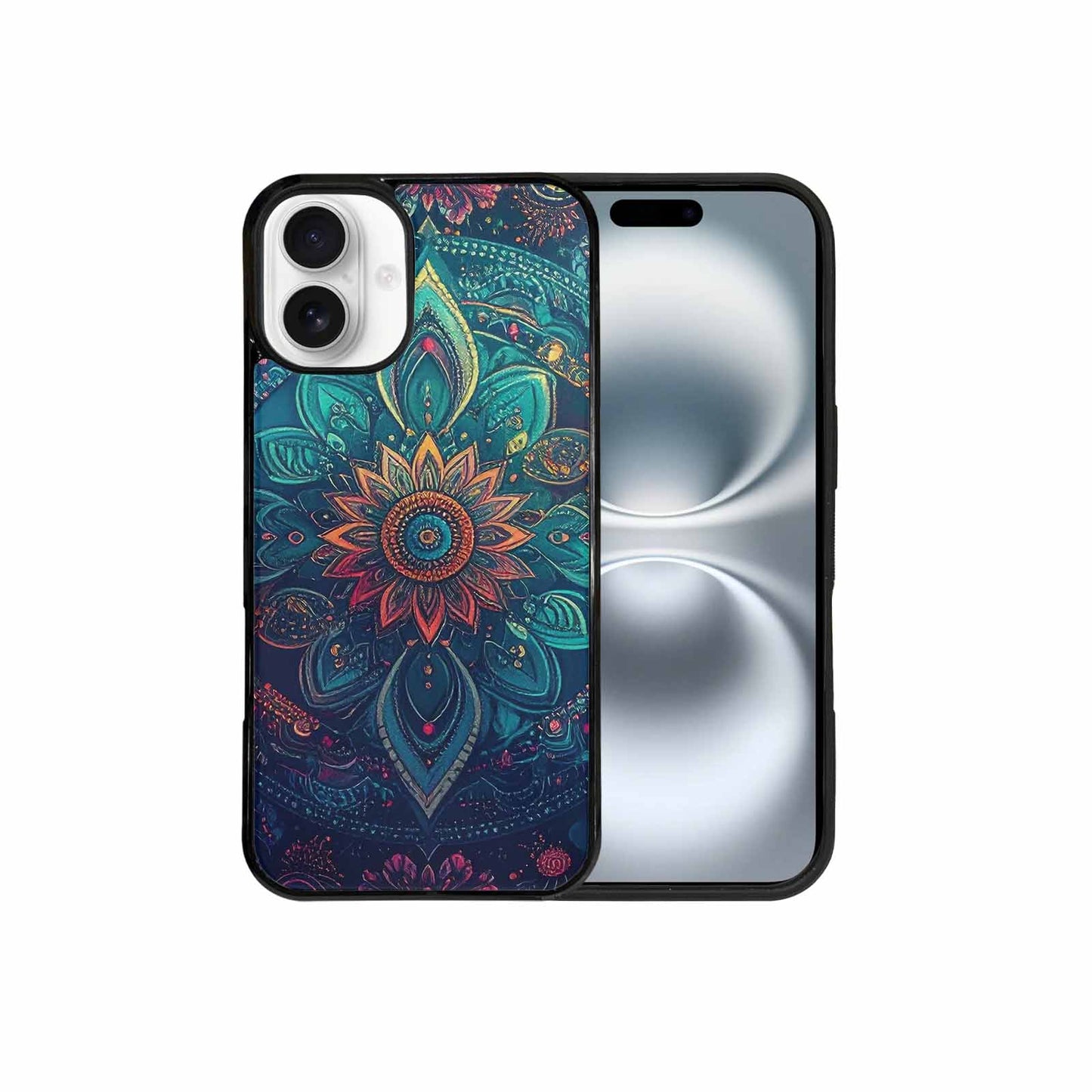 iPhone 16 Plus Case — Paisley Mandala, Unique Phone Case Design
