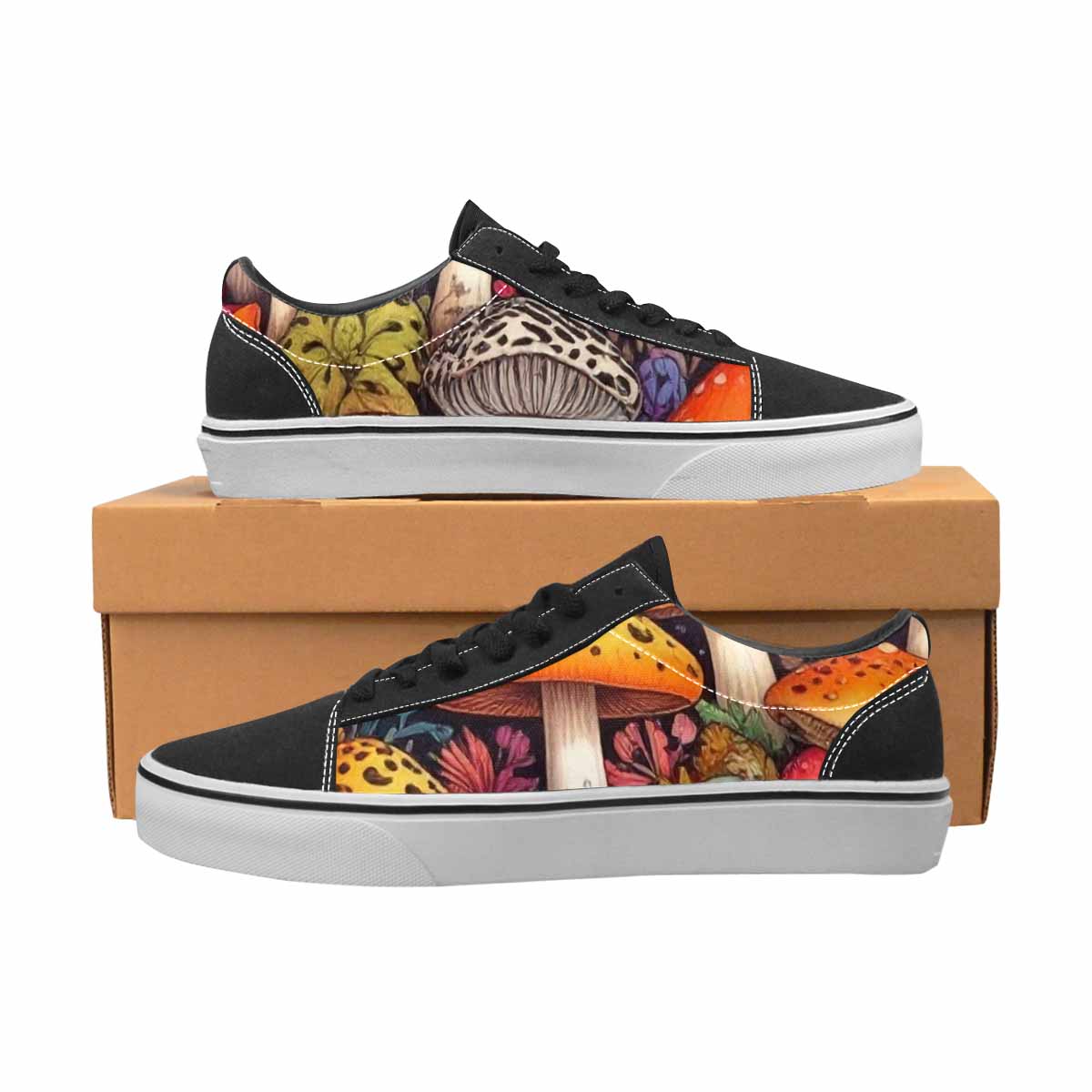 WOMEN'S Mushrooms Lace-Up Canvas Dreamlike Shoes