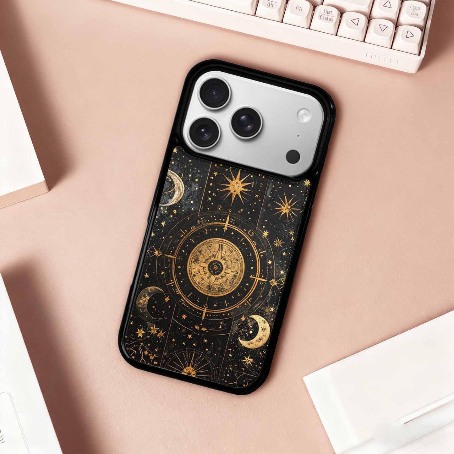 iPhone 17 Pro Case — Small Zodiac Constellation Star Sign Galaxy, Custom Printed Phone Case
