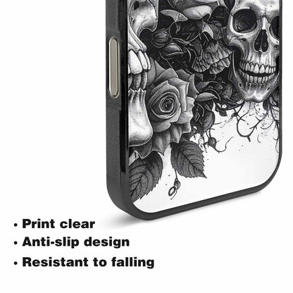iPhone 16 Pro Case — Skull Gothic Art Dark Original, Customized Protective Case