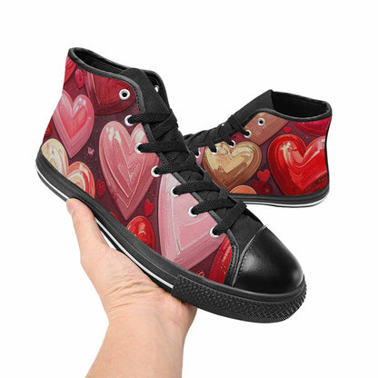 MEN'S No Words Or High Top Canvas Dark Academia Sneakers