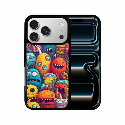 iPhone 17 Pro Case — Small Cartoon Monster Character Pattern Cartoon, Custom Designed Case Cover