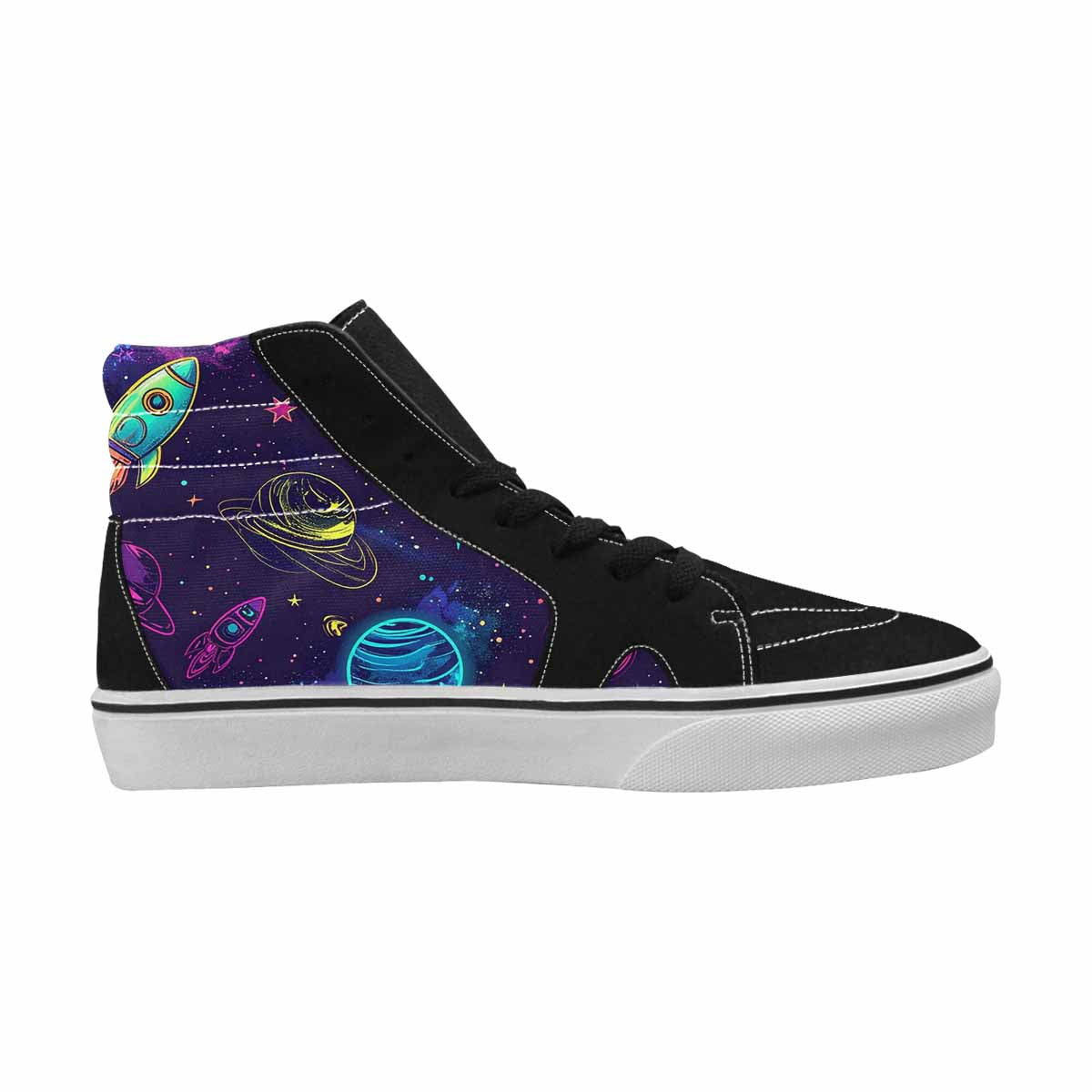 MEN'S Space Galaxy Astronaut High Top Canvas Surreal Shoes