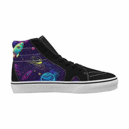 MEN'S Space Galaxy Astronaut High Top Canvas Surreal Shoes