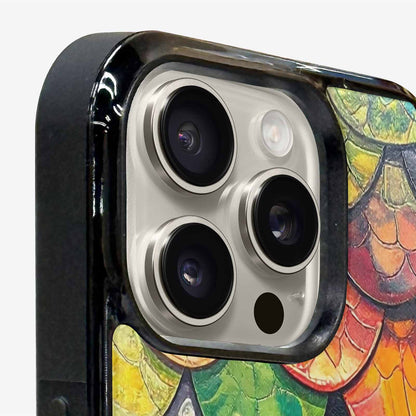 iPhone 15 Pro Max Case — Reptile Scale Full Color Vibrant Reptile, Custom Phone Case