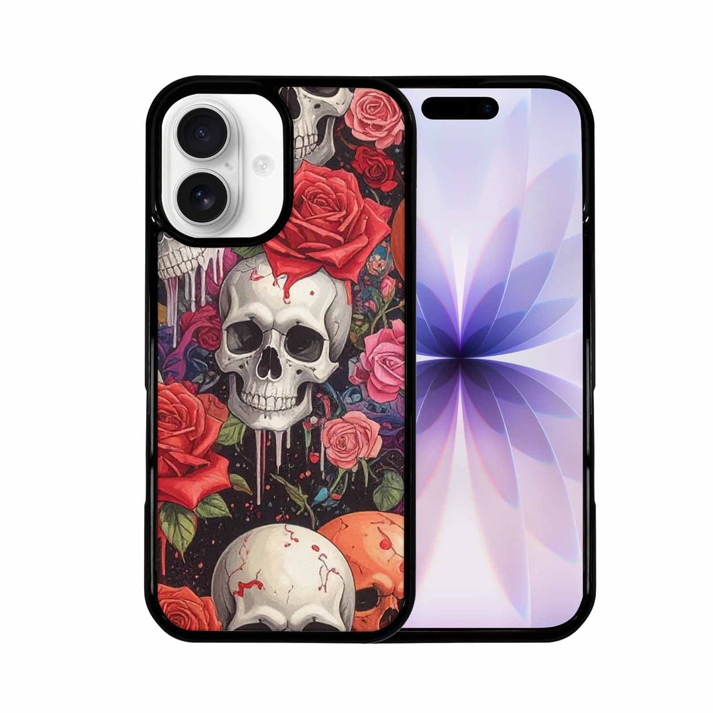 iPhone 17 Case — Skulls And Roses Skulls Gothic Skulls, Customized Protective Case