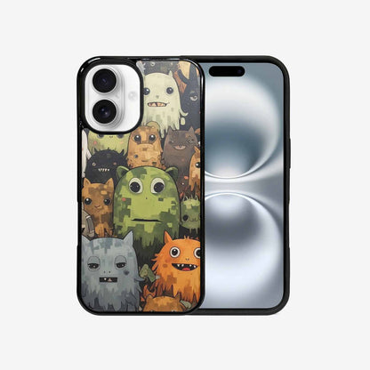 iPhone 16 Case — Monsters Camomonsters Pattern 6oy Personalized Phone, Custom Designed Case Cover