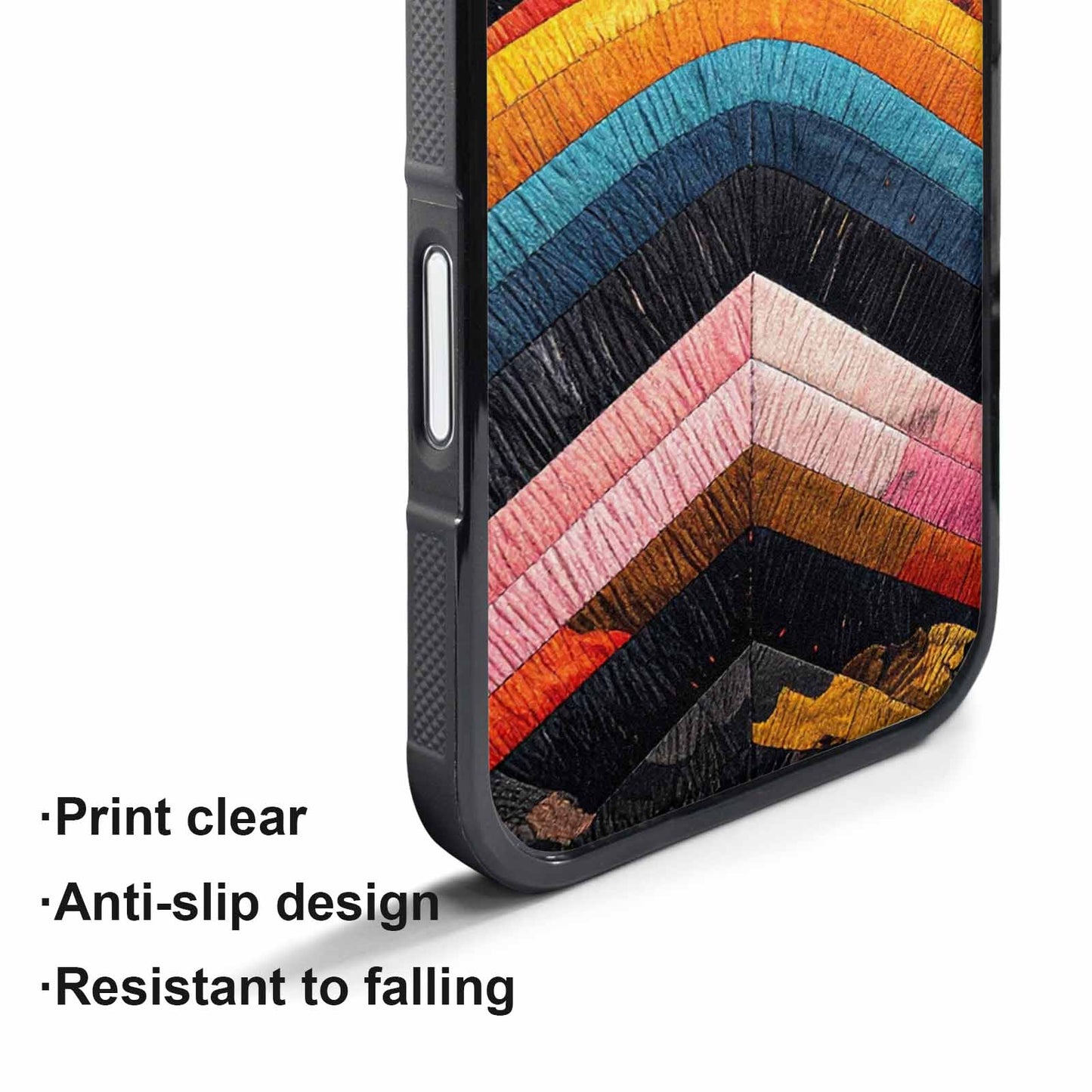 iPhone 17 Air Case — Vivid Camo Progress Pride Camo, Original Design Phone Case