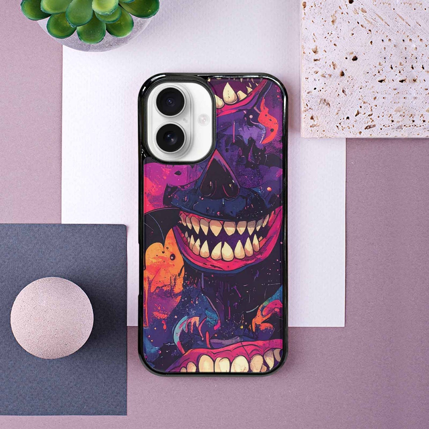 iPhone 16 Case — Vampire Fangs Bats Vampire Fangs And, Personalized Phone Case