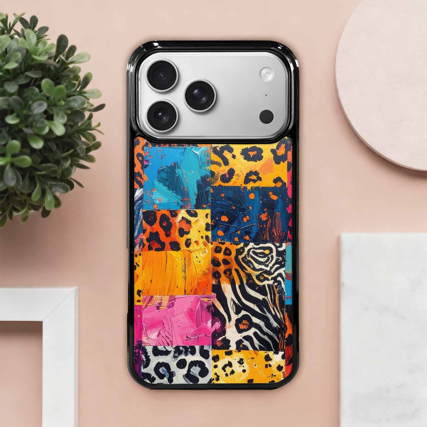 iPhone 17 Pro Max Case — Full Color Vibrant Animal Print, Custom Designed Case Cover