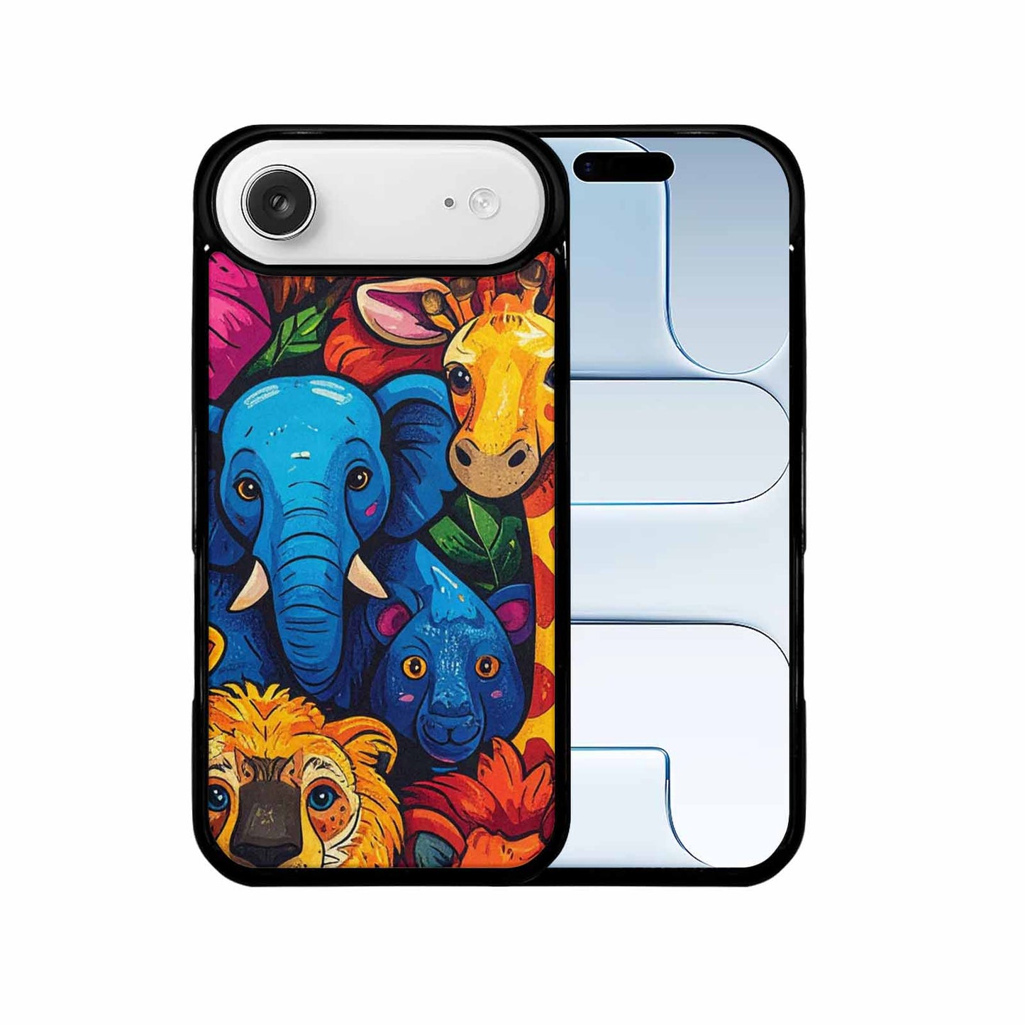 iPhone 17 Air Case — Seamless Tileable Pattern Of Overlapping Cartoon, Custom Phone Case