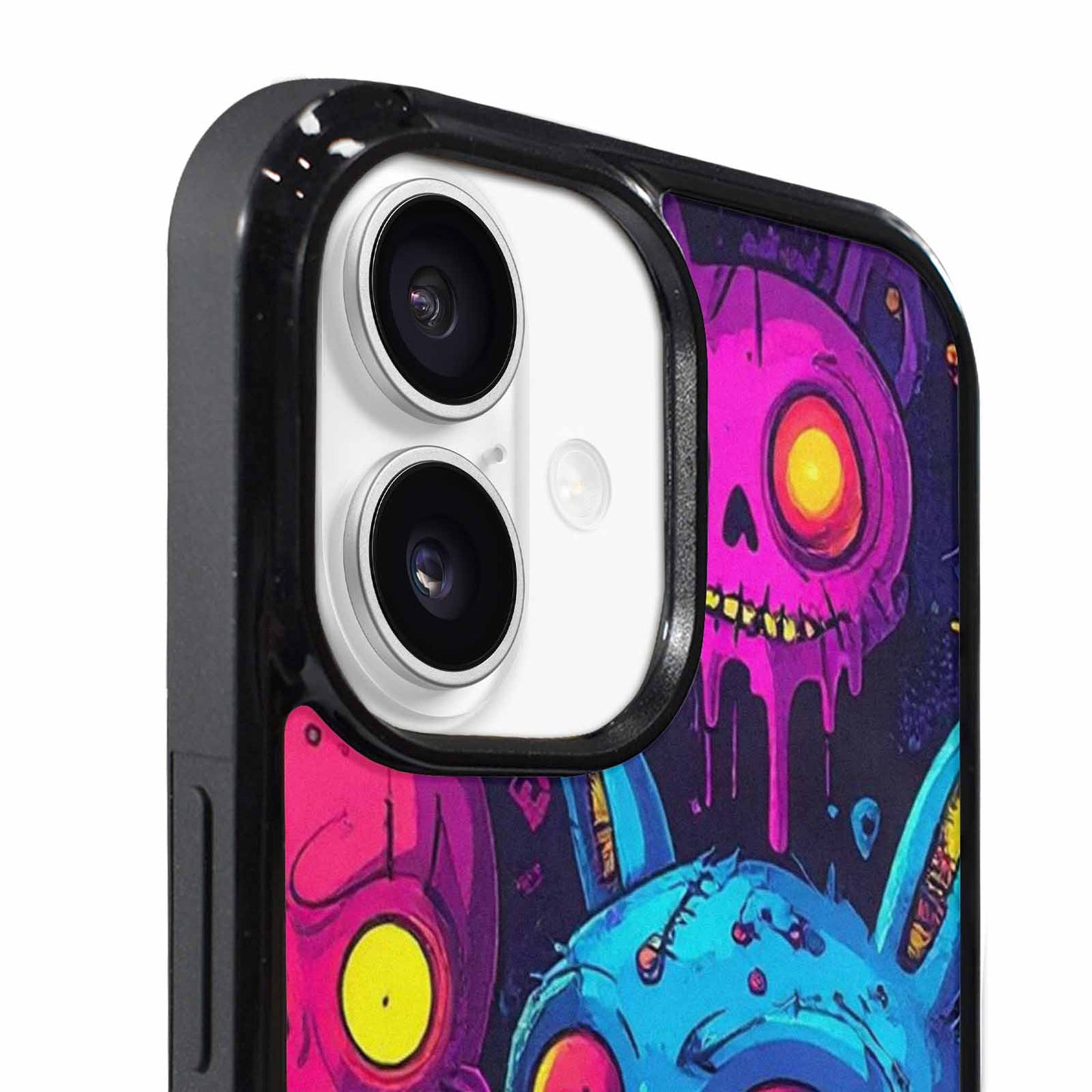 iPhone 17 Case — Mixed Toxic Glow Creature Cartoon Cute, Original Design Phone Case