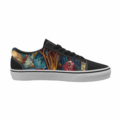 WOMEN'S More Overlapping Ontop Each Lace-Up Canvas Surreal Custom Shoes
