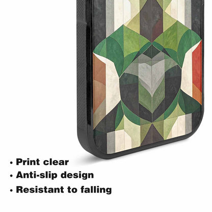 iPhone 15 Plus Case — Aromantic Flag Color Theme Small Rainbow, Personalized Phone Case