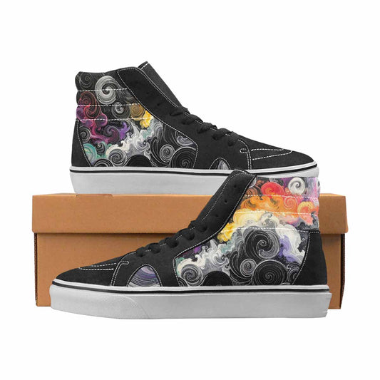 WOMEN'S Tie Dye High Top Canvas Made To Order Dreamcore Custom Sneakers
