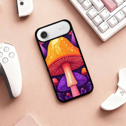 iPhone 17 Air Case — Psychedelic Mushroom Cartoon Pattern Cartoon Cute, Custom Print Case Cover