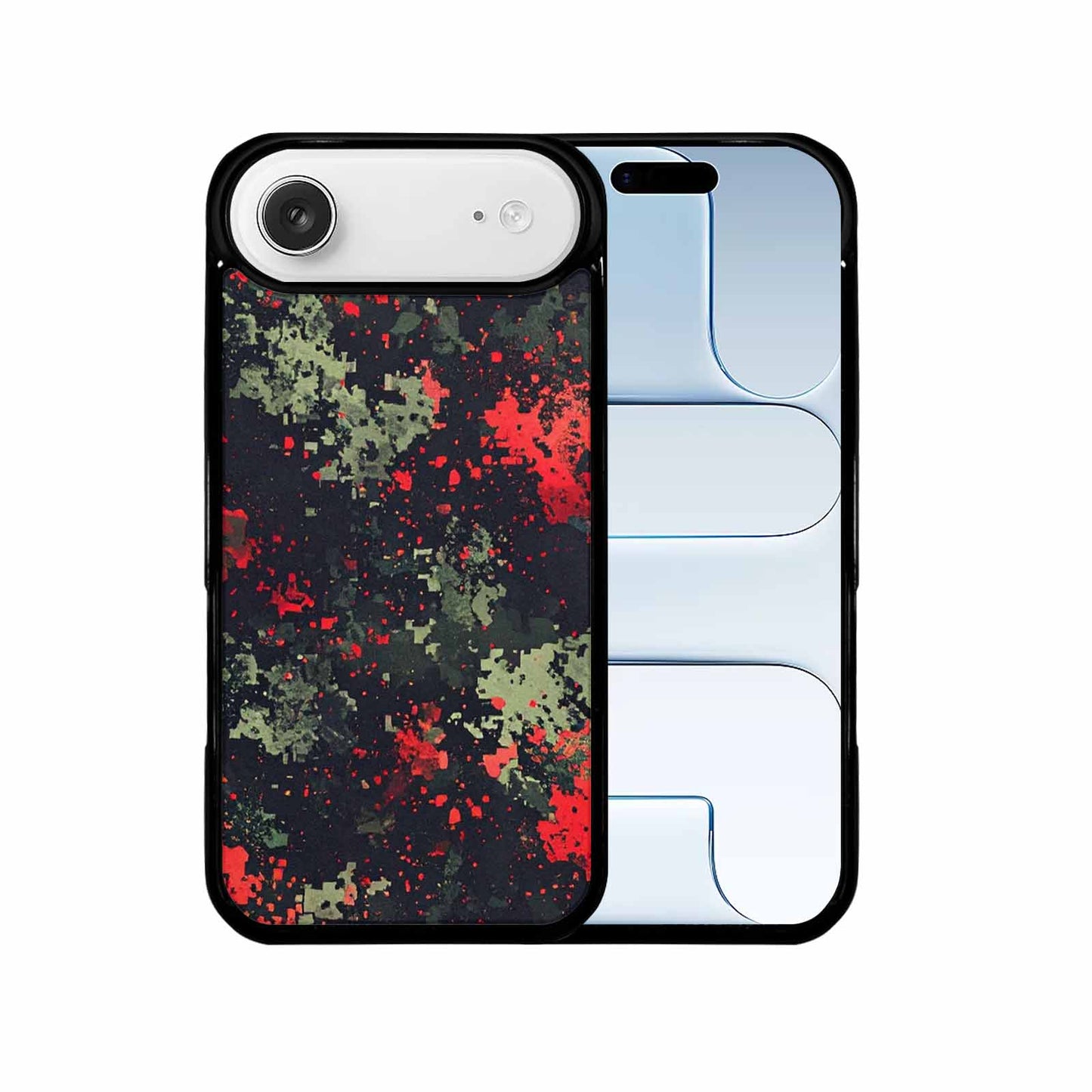 iPhone 17 Air Case — Small Military Camouflage Blotch Pattern Camo, Custom Phone Case