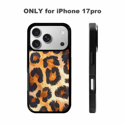 iPhone 17 Pro Case — Leopard Soft Airbrush Gradient Animal Print, Custom Print Case Cover