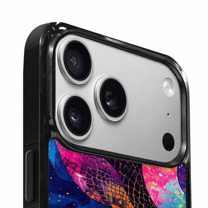 iPhone 17 Pro Case — Galaxy Snake Print Galaxy Space, Custom Phone Case