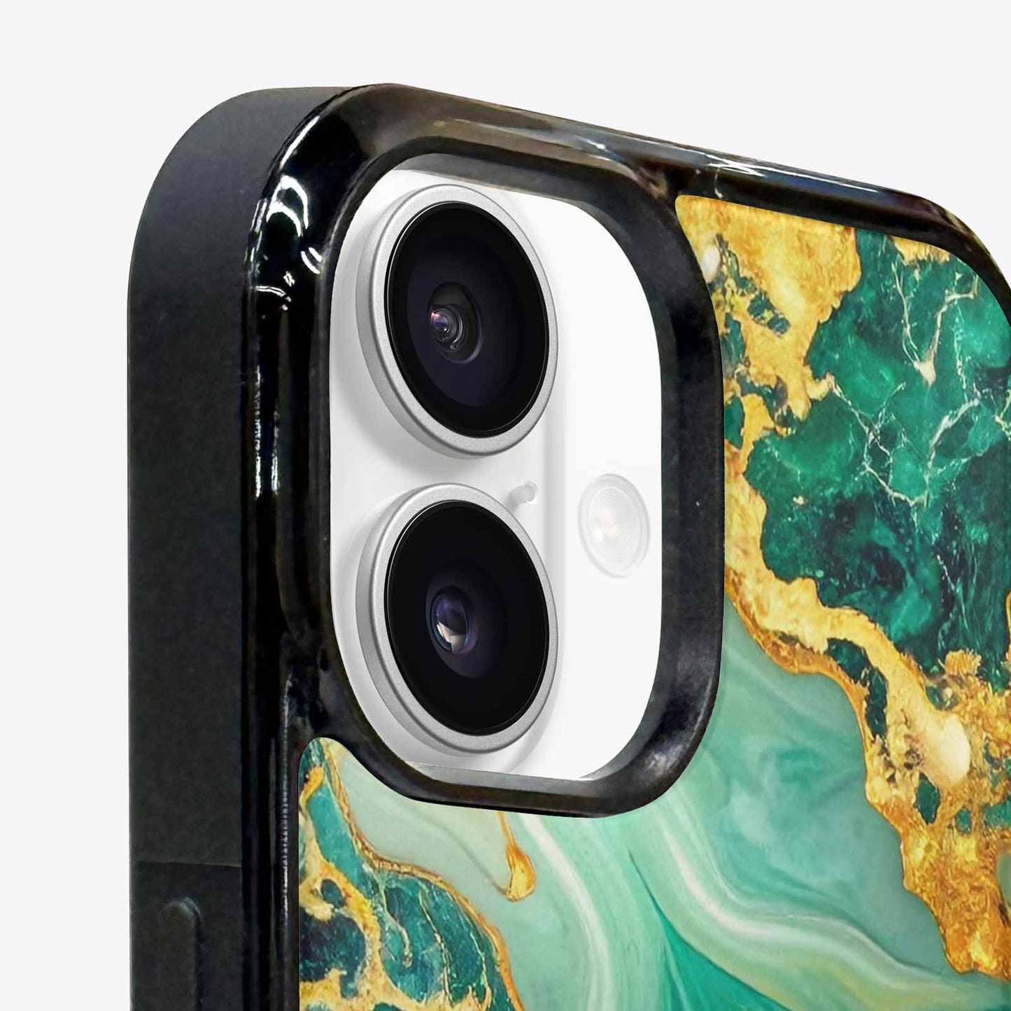 iPhone 16 Case — Marble Gold, Personalized Phone Case