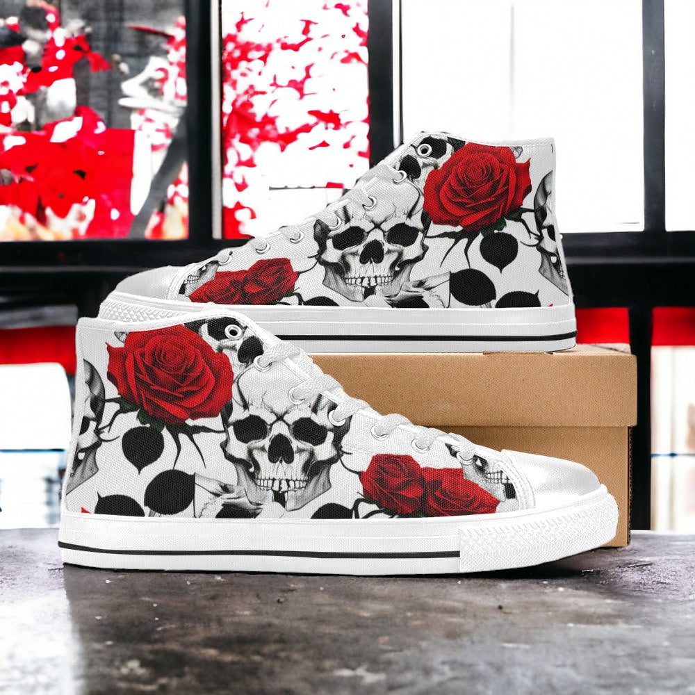 Skulls Roses Deluxe Men - Freaky Shoes®