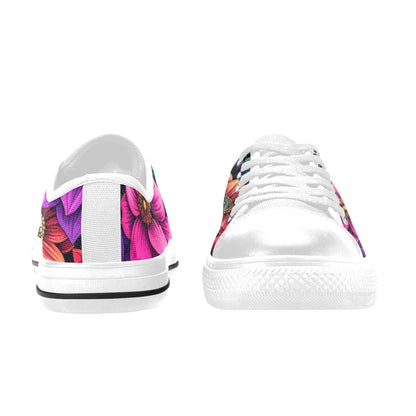 MEN'S Trippy Floral Chaos Low Top Canvas Dreamcore Shoes